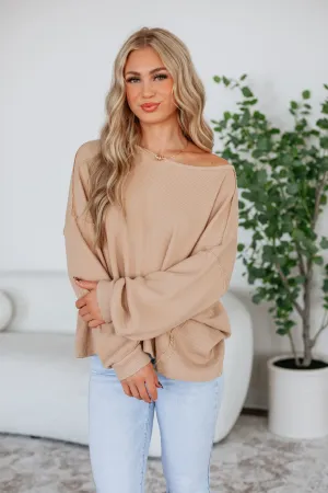 Keara Waffle Knit Pullover Machine Washable Design