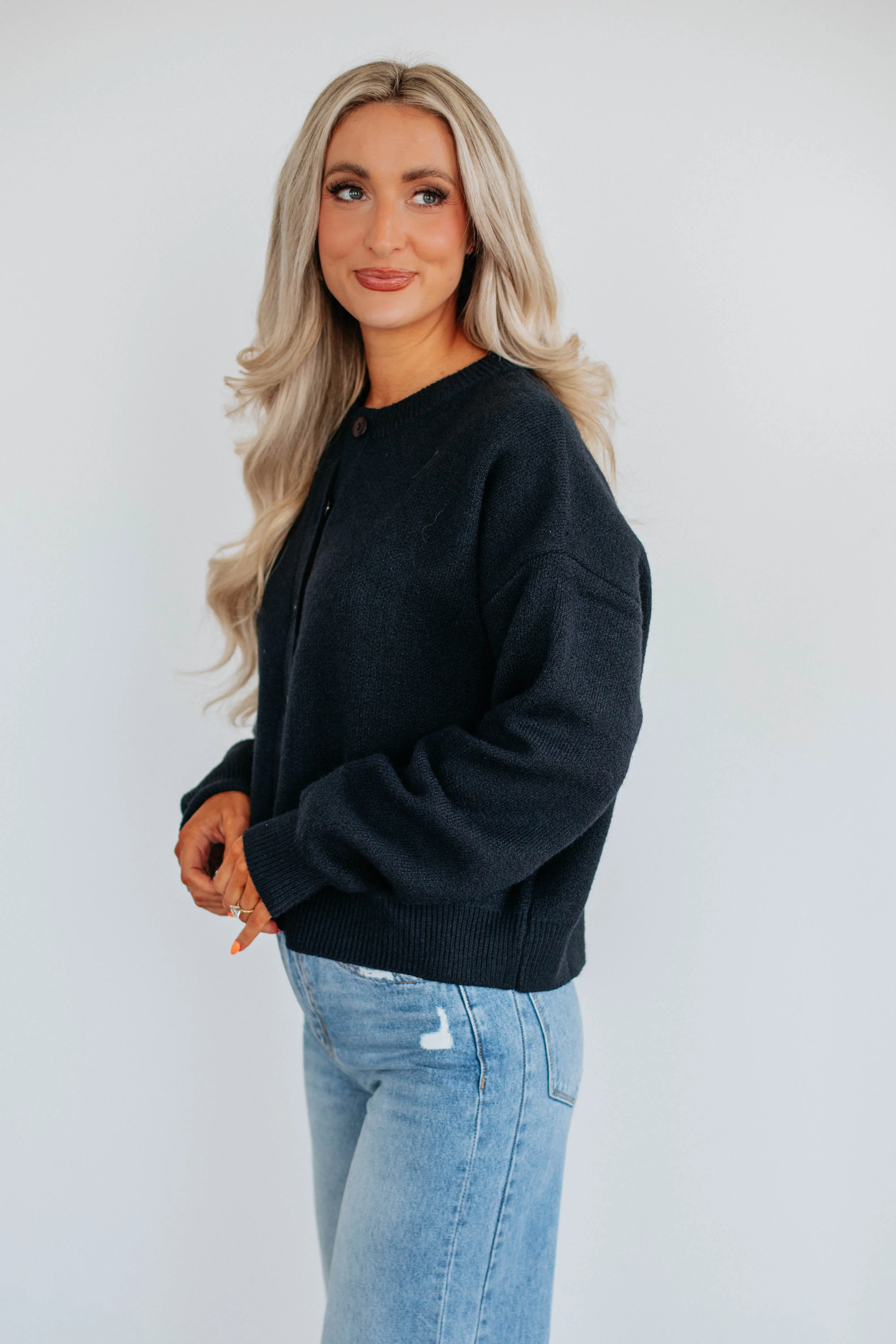 Kassi Cardigan - Navy Knit Fashion