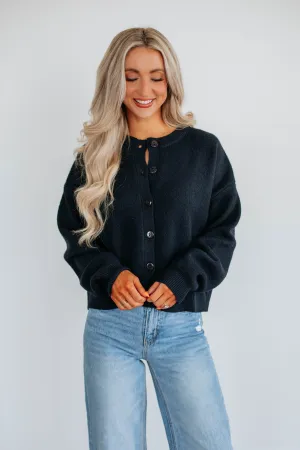 Kassi Cardigan - Navy Winter Layering