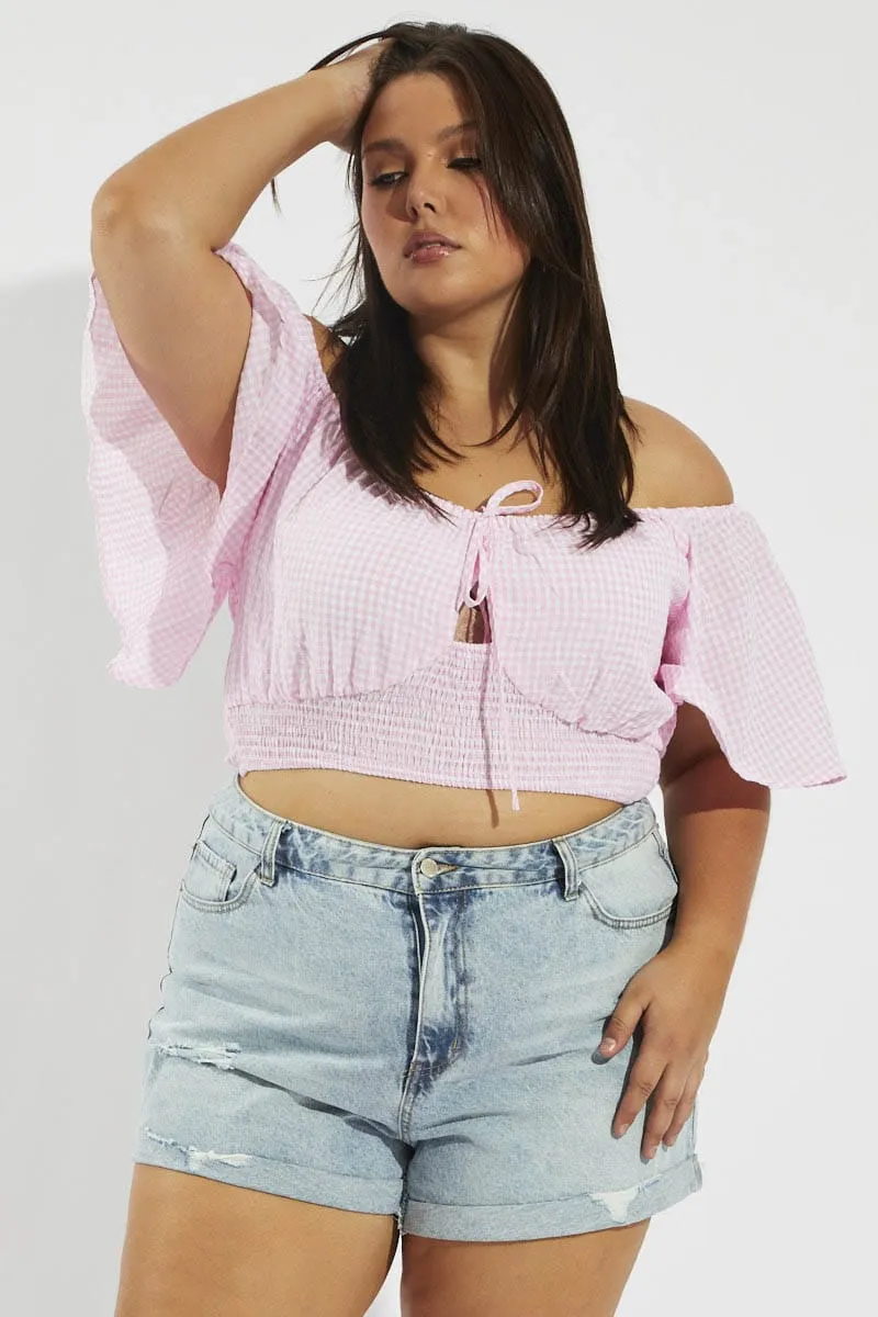 Denim Relaxed Shorts Mid Rise Fashionable Vest
