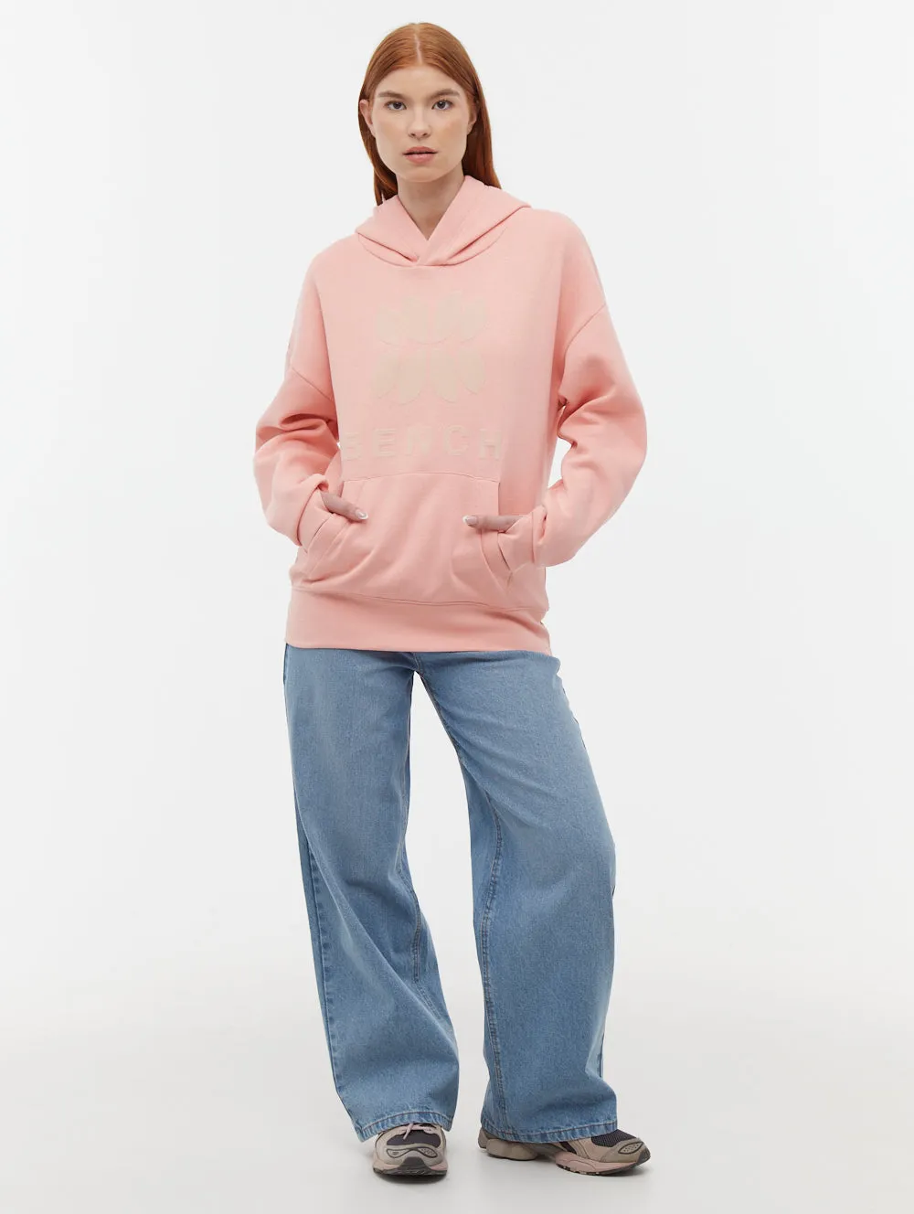RipstopFabric Cold Weather Outfit Tyna Oversize Graphic Hoodie