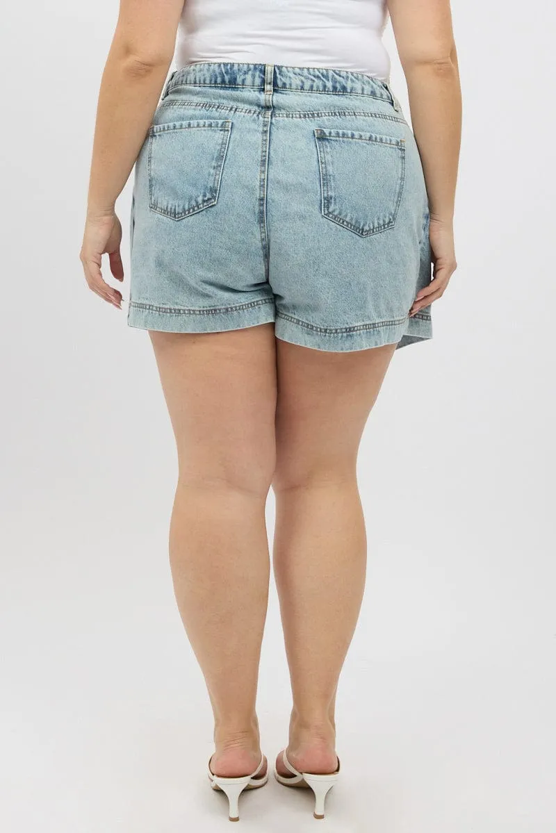 Denim Denim Skort Skirt High Rise Heritage Craft Custom made