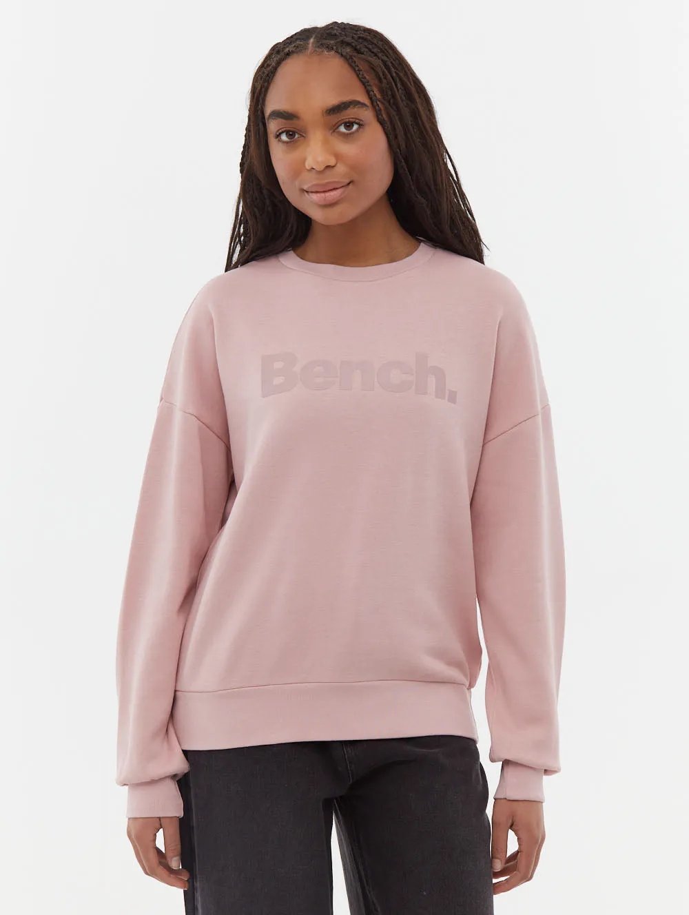 Rilo Tonal Logo Crew Neck Sweatshirt Easy Breath