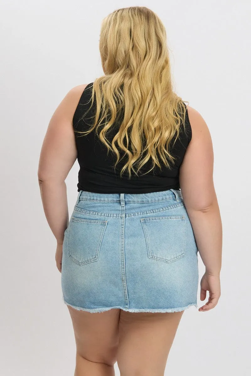 OdorControlClothing Black Sleeveless knotted Shoulder Top