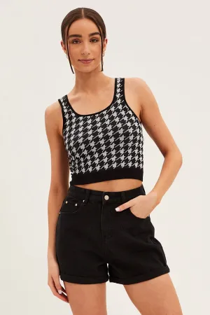 Trend Vibe Check Tank Crop Top Seamless