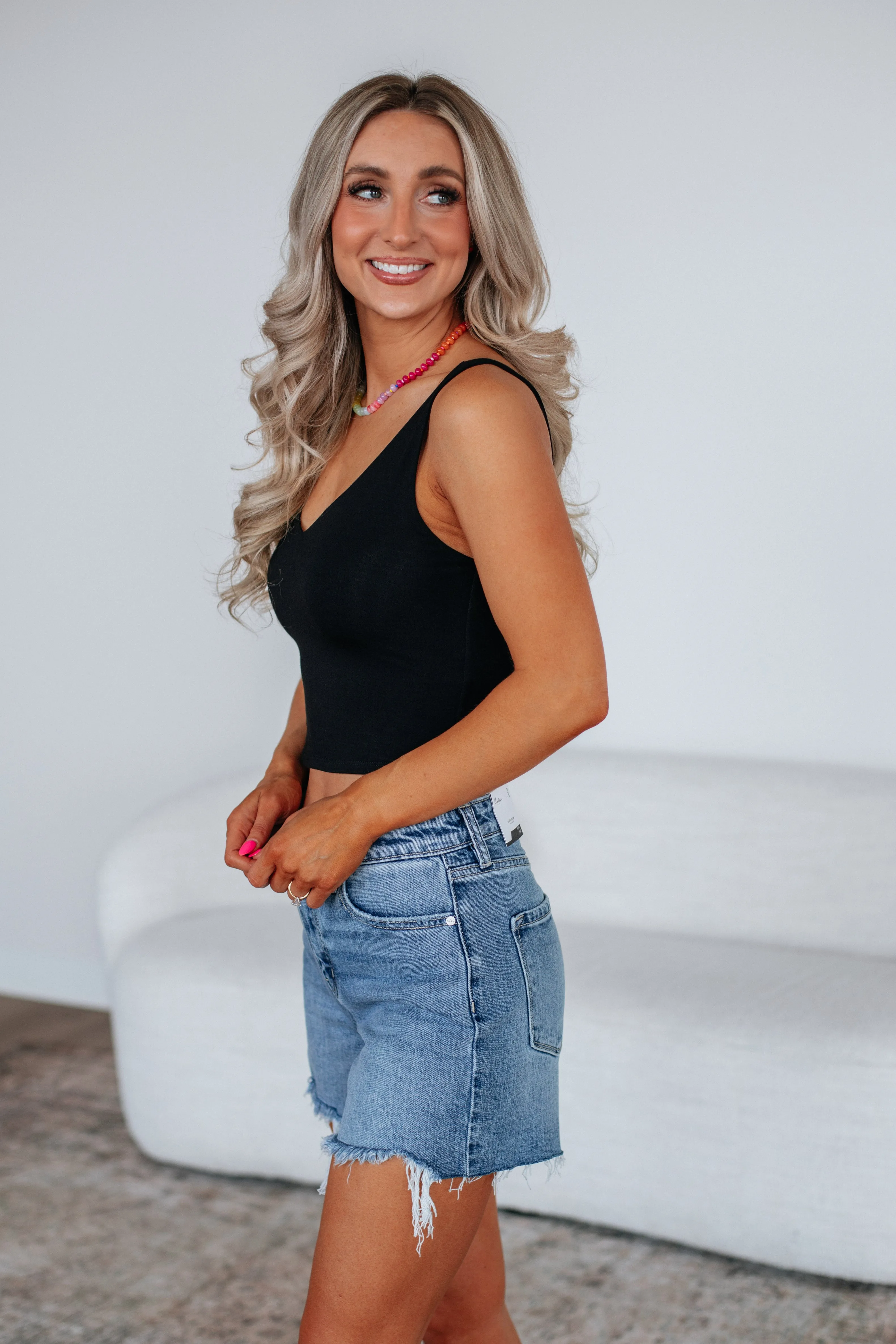 Heroine Glow Malina Basic Tank - Black