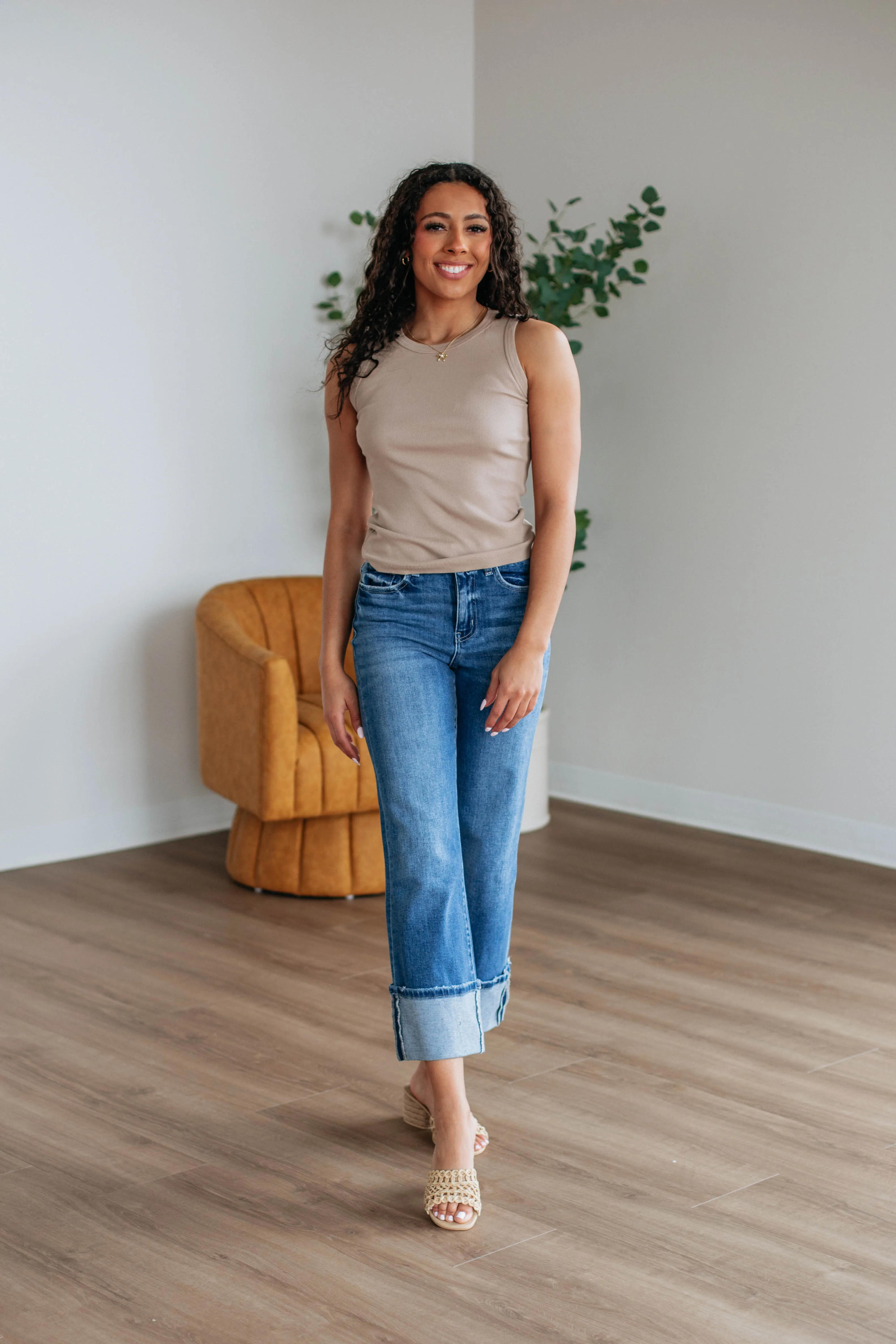 Outdoor Fresh long term storage Brighton Ribbed Tank - Taupe