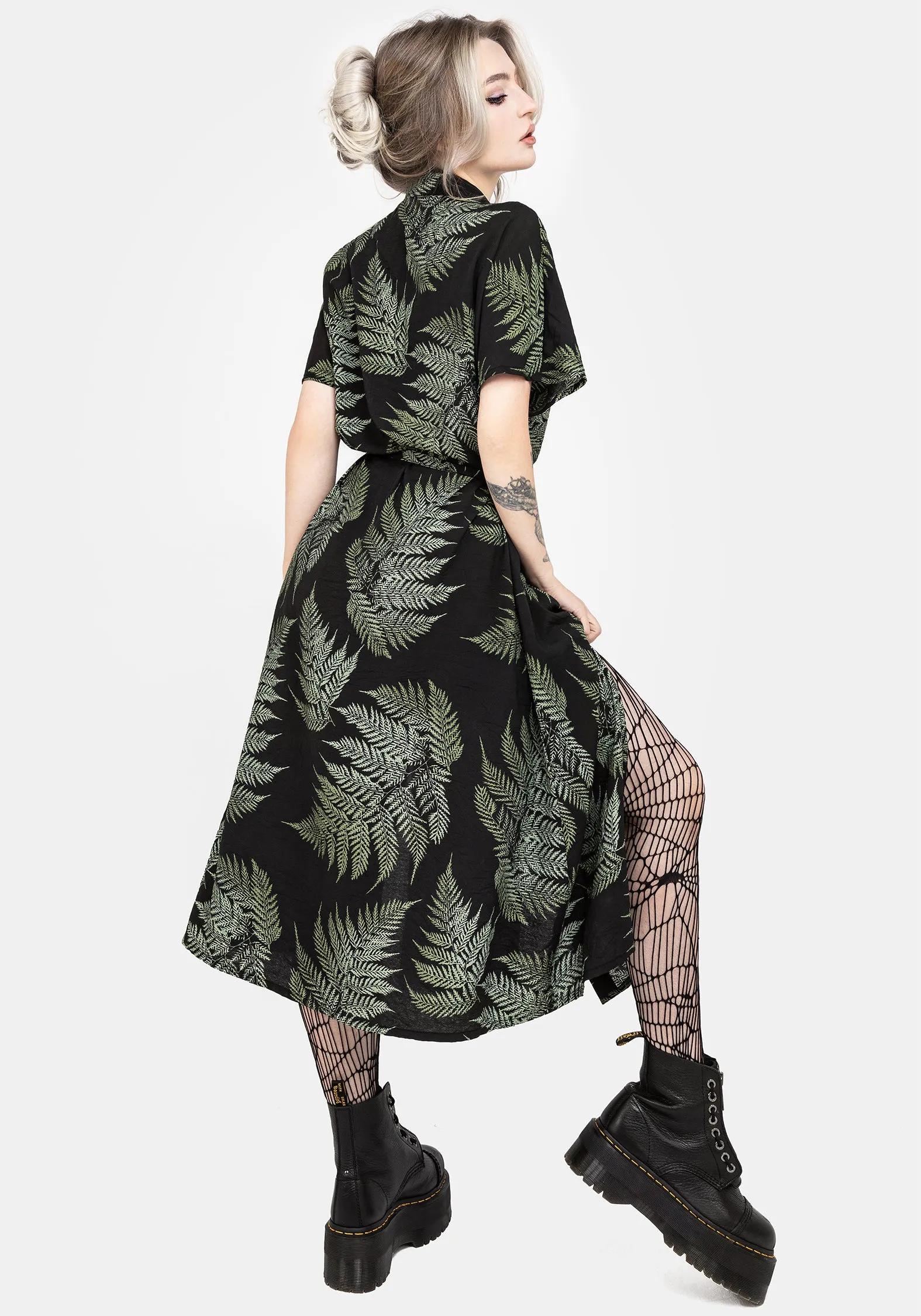 Fern Midi Shirt Dress Timeless Silhouettes
