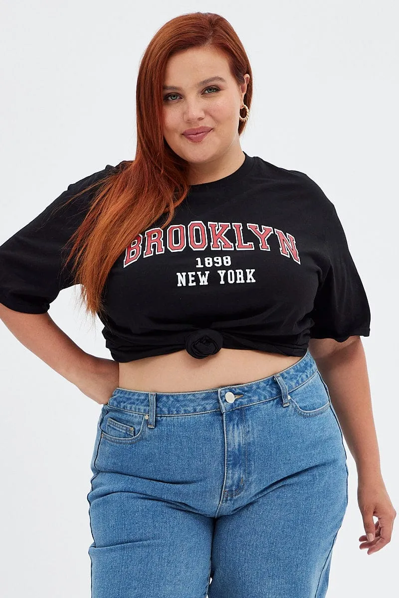 Black Short Sleeve Oversized Stripe Desert T-shirt Luxury exclusivity