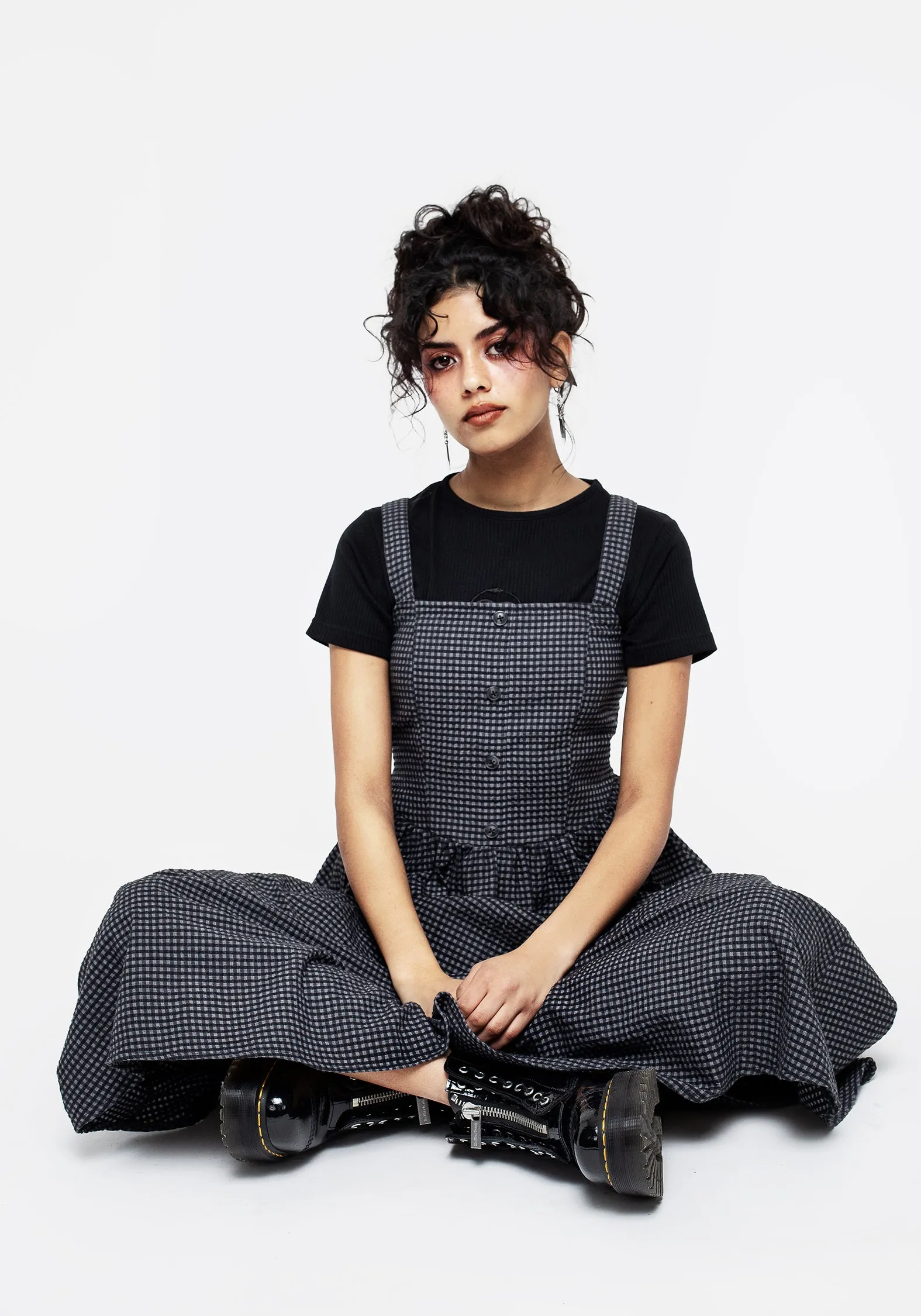 Faythe Apron Midi Dress Trendy versatile dress