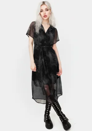 Tempest Midi Tie Waist Shirt Dress Midi dress with waist tie