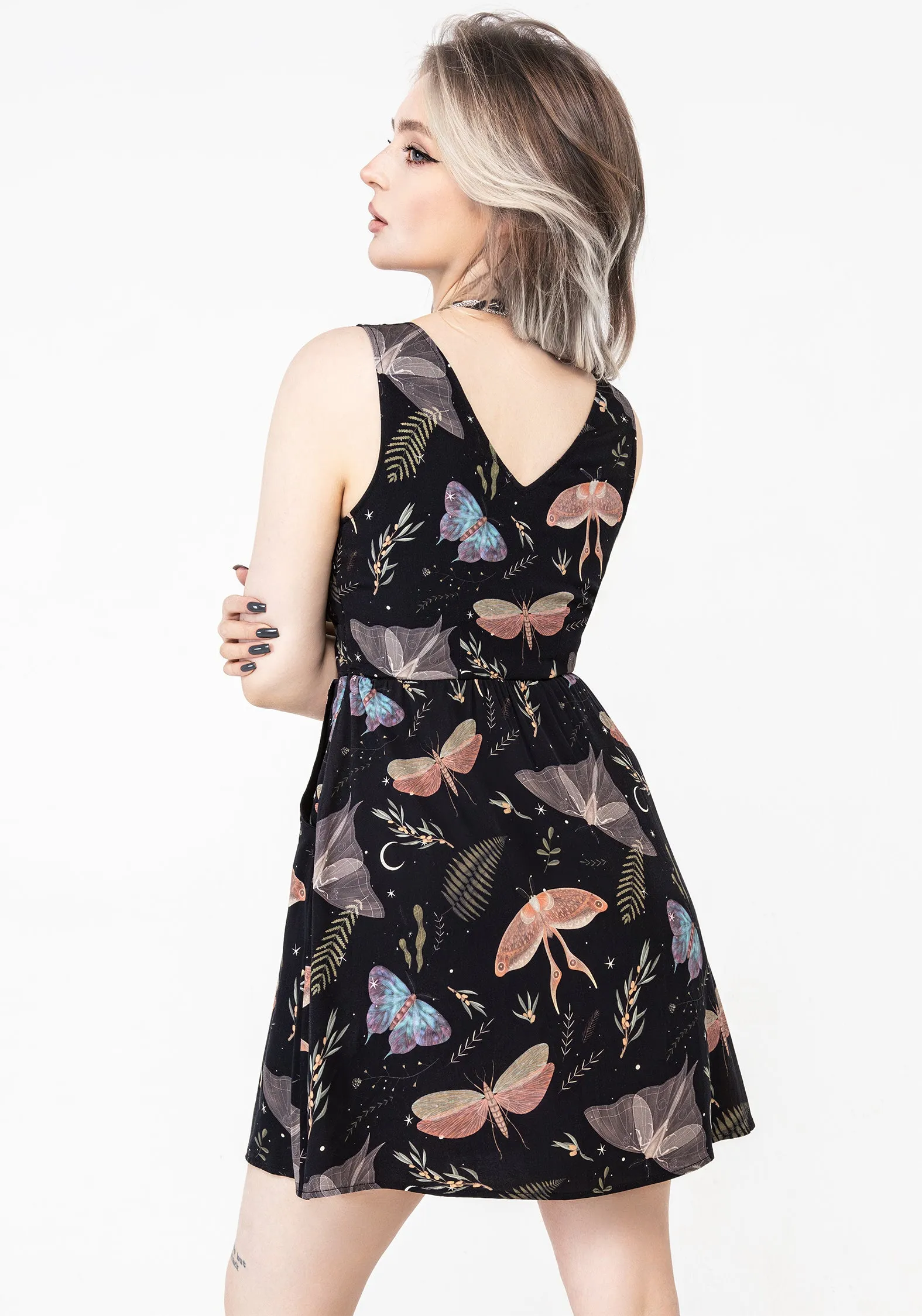 Nightmoth Corset Mini Dress Smart Casual Style