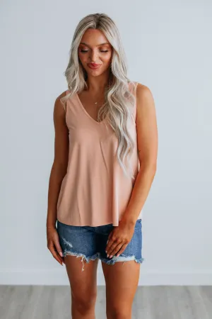 Intuitive Odor Resistant Tech Linley Basic Tank - Peach