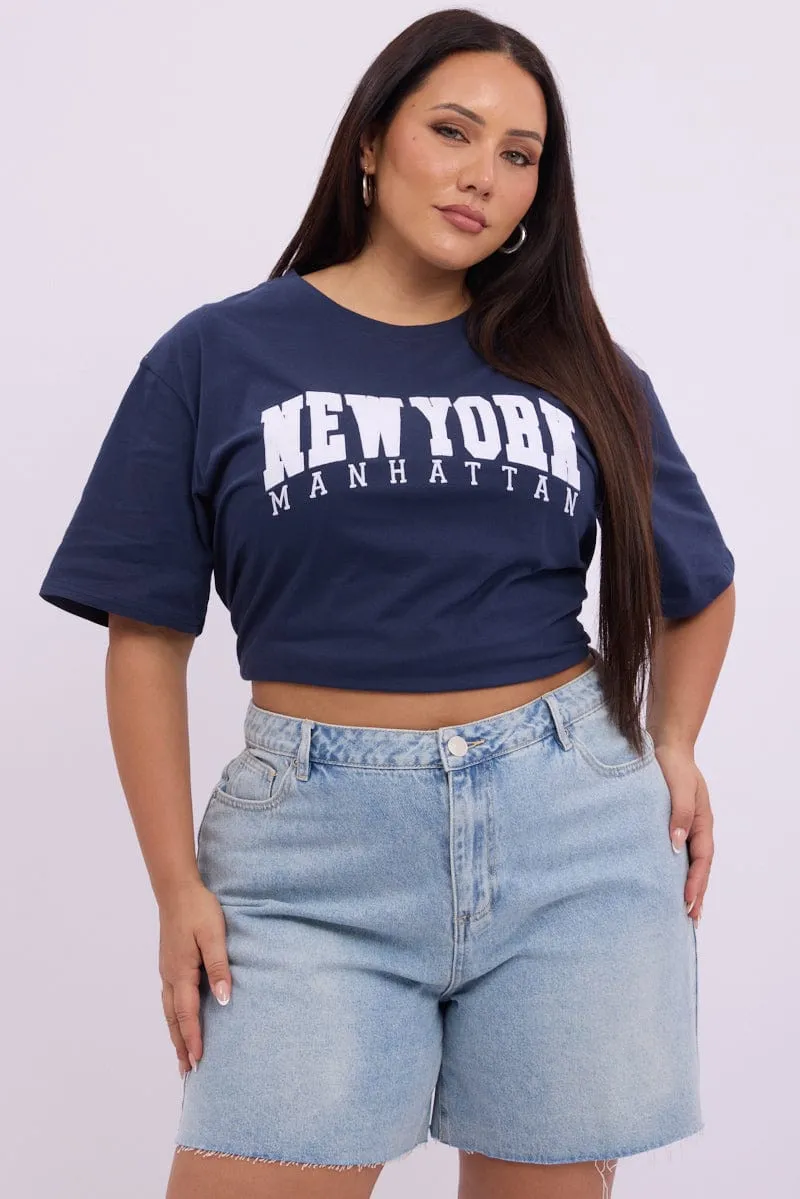 Denim Longline Shorts High Rise Relaxed Fit Raw Hem CompactPackability Formal Attire