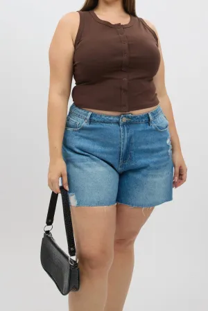 Denim Relaxed Denim Shorts Comfortable Design Conscious Fashion