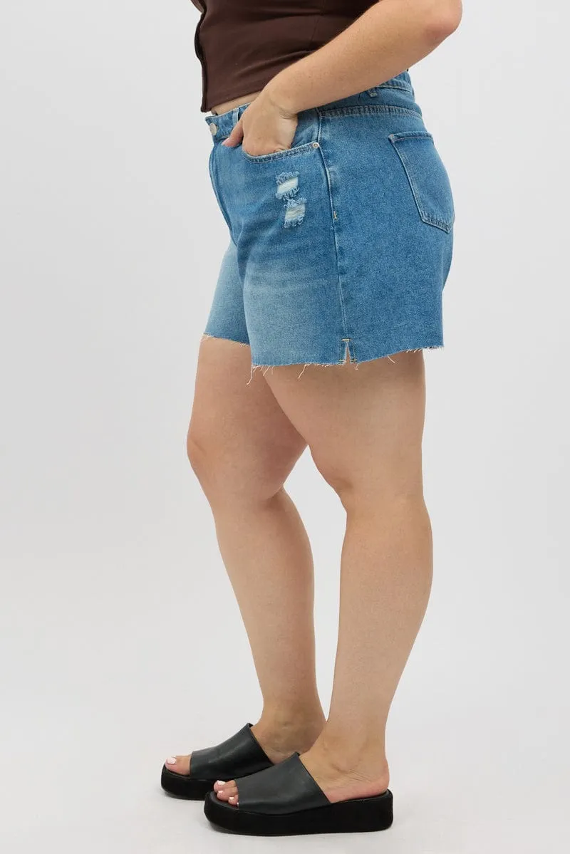 Denim Relaxed Denim Shorts Vegan Mood