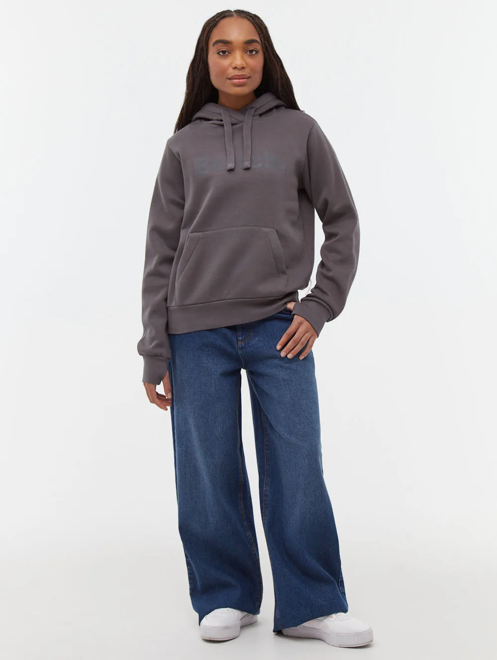 Lerenne Tonal Logo Hoodie Free Mind Clean Fit