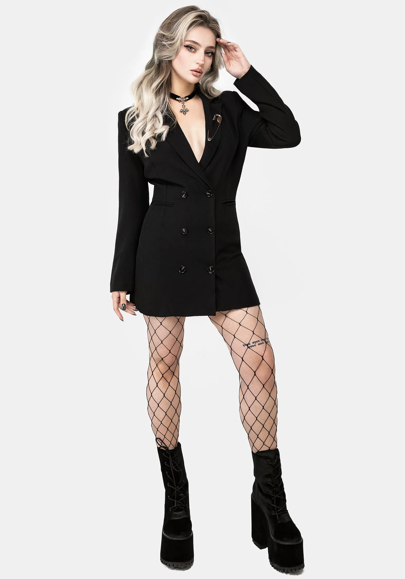 Scene Beat Floral Wear Juno Blazer Dress