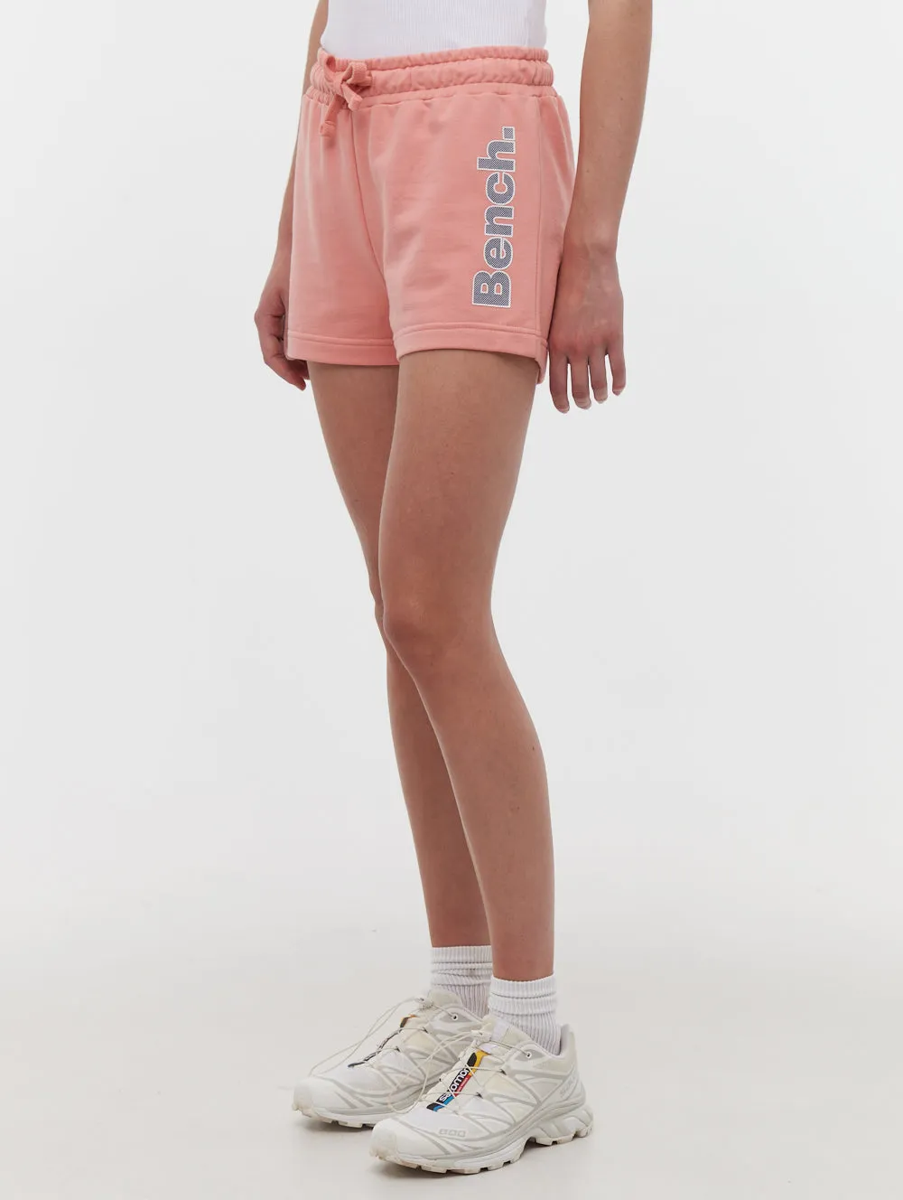 FrictionResistant Art Mood Phoebe Hip Logo Jogger Shorts
