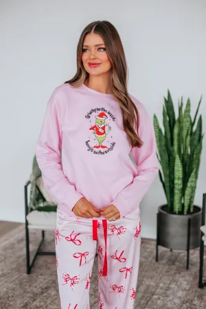 Grinchy On The Inside Crewneck Relaxed Fashion
