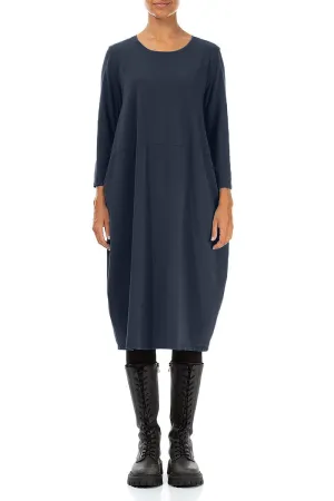 Balloon Slate Blue Cotton Dress Tulle Soul