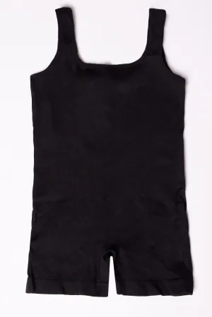 Comfort Design FlexFitTechnology Black Seamless Sculpting Bodysuit