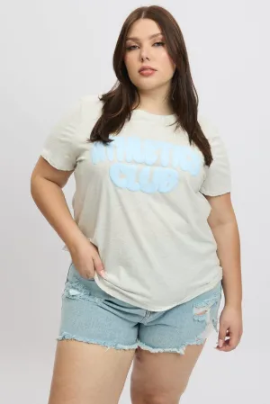 Kids clothing Grey Graphic T Shirt Short Sleeve Crew Neck