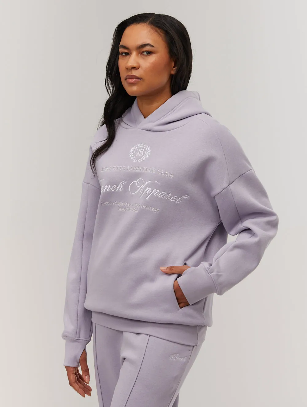 Brave Mode Contessa Script Graphic Oversize Hoodie