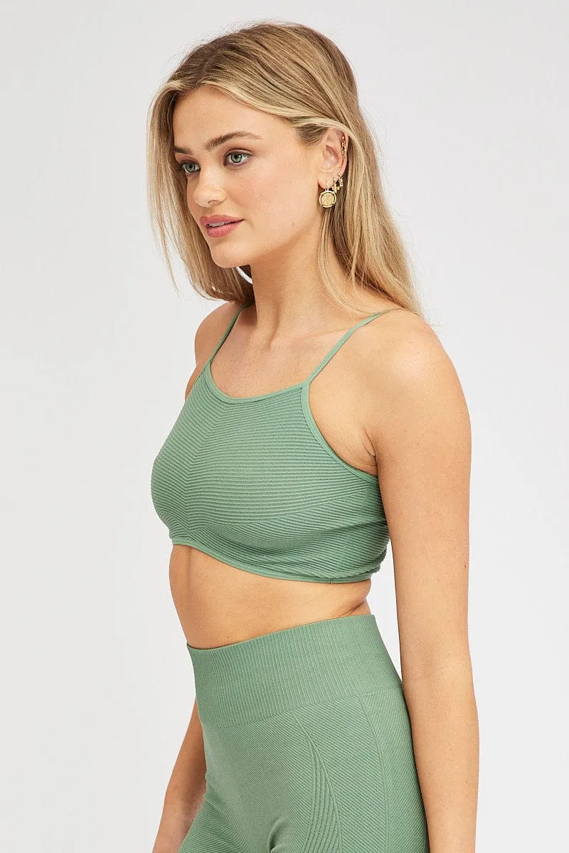 Green Bralette Seamless PrecisionTailoring