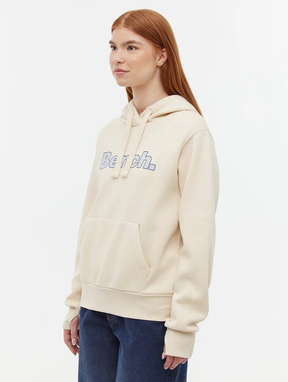 Tealy Outline Logo Hoodie Stone Glow