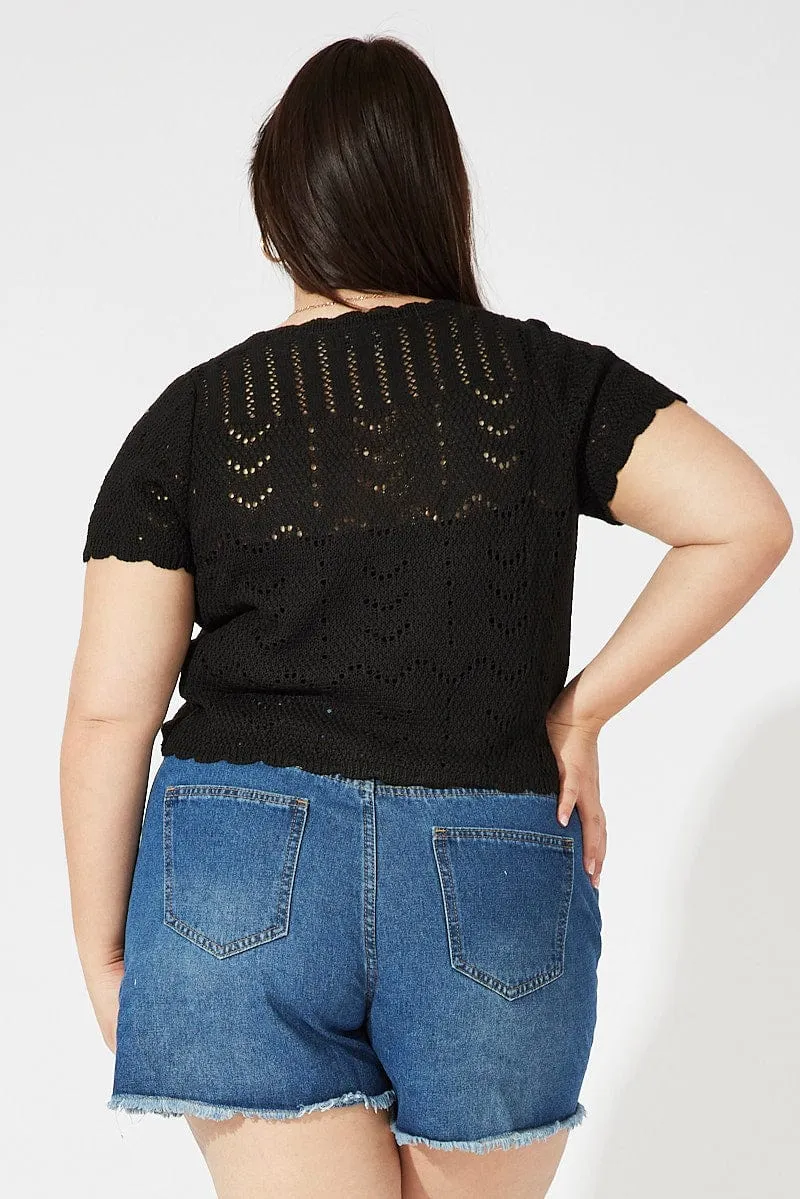 Denim Relaxed Shorts Mid Rise New Day
