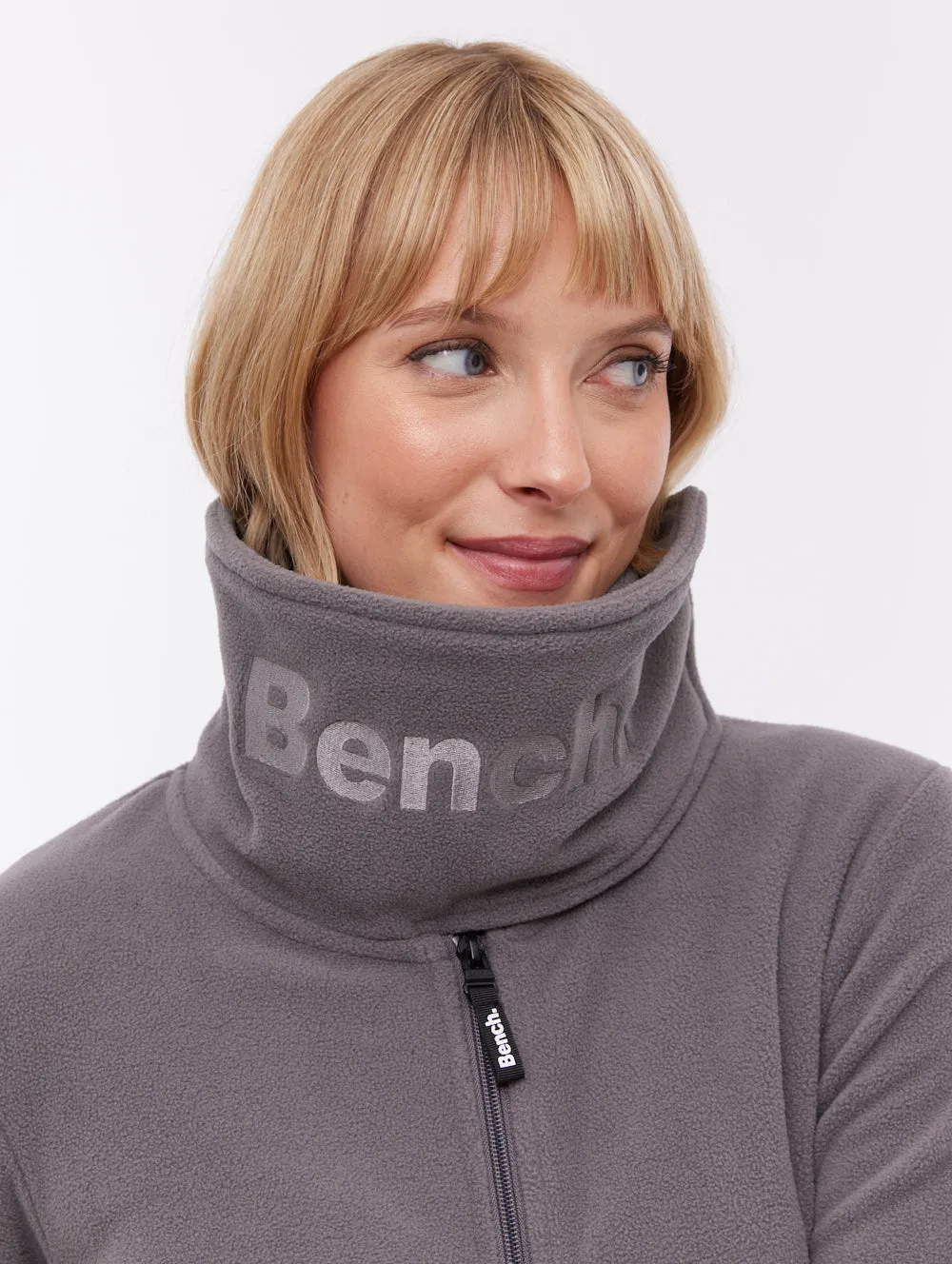 Bridgit Maxi Wrap Neck Zip-Up - Grey Summer Style