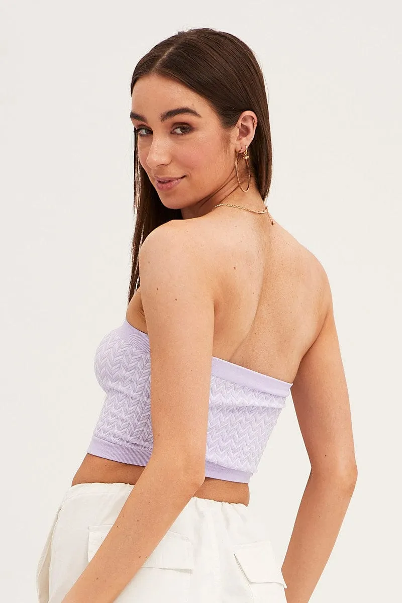 Multi Colour Seamless Bandeau Top NonIrritatingSeams Warm Vest