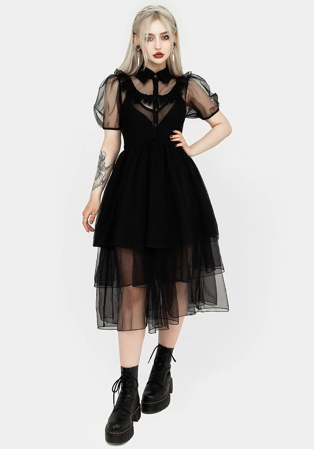 Headhunter Frill Yoke Gown Easy Match Perfect outdoor event dress