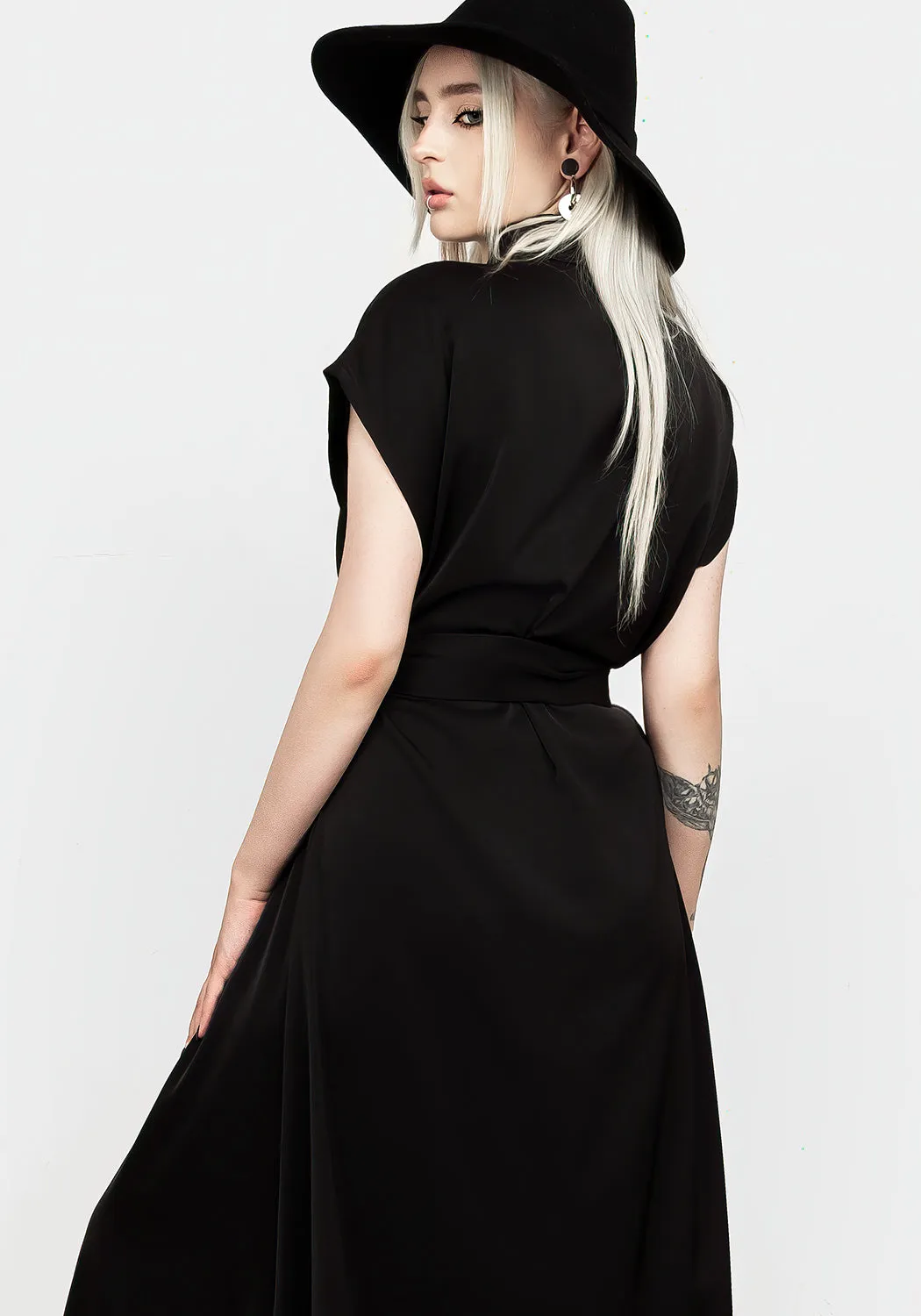 Slither Relaxed Midi Dress Date night Stylish Outfit