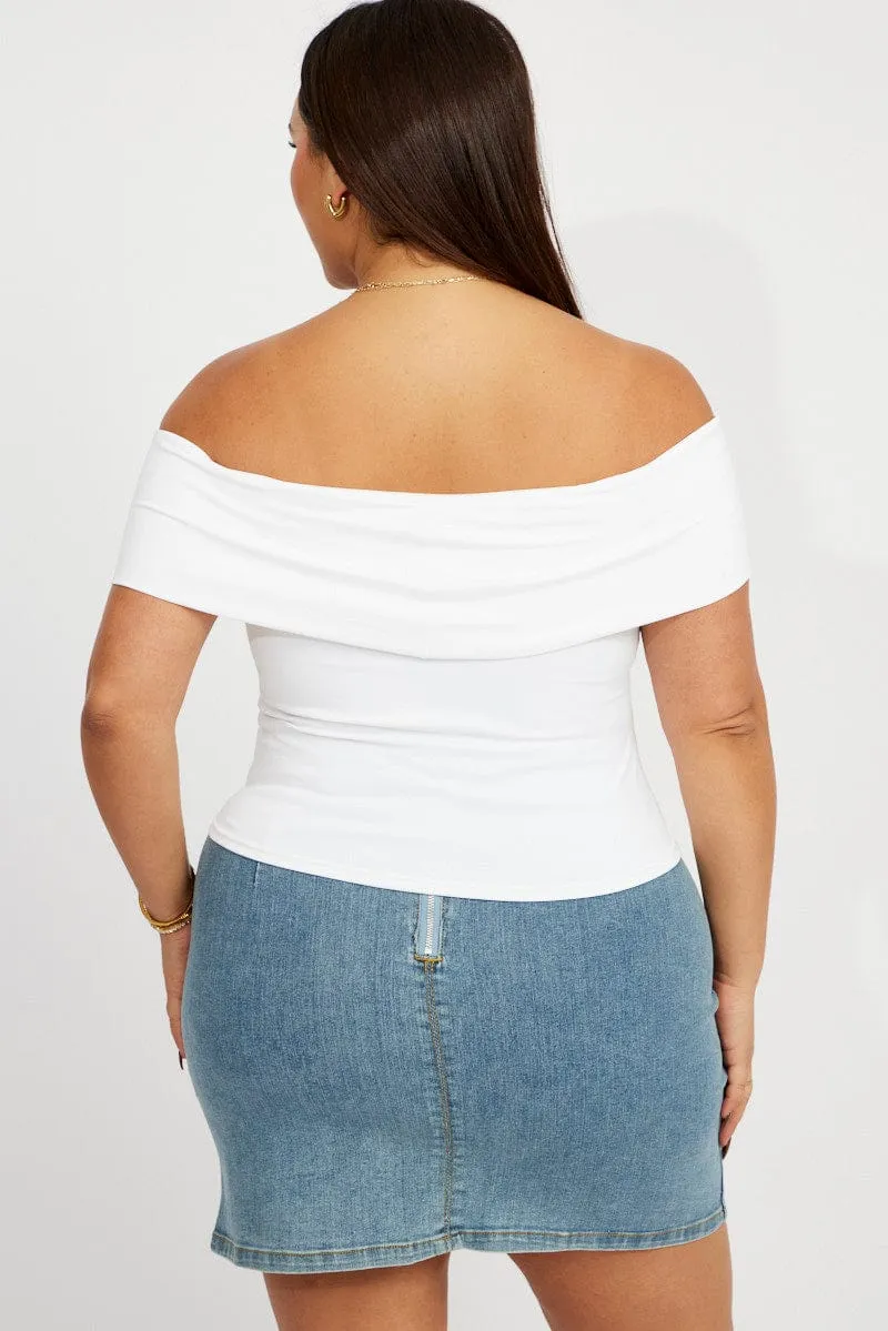 Denim Denim Split Mini Skirt Relaxed Vibe Coordinated Set