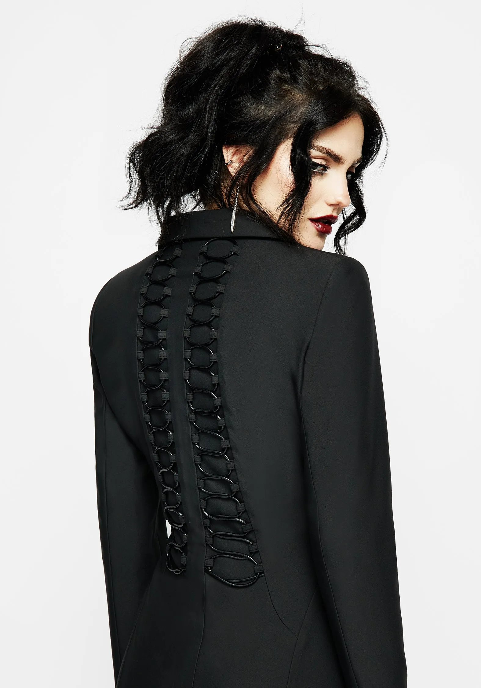 Torrid Lace up Panelled Blazer Dress Comfortable party dress Urban Star