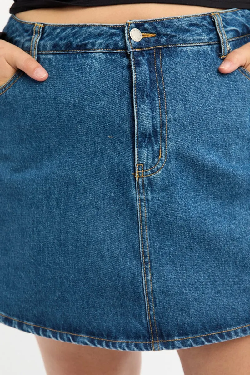 Outfit Mood Denim Skorts High Rise