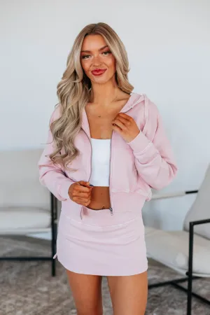 Zali Washed Jacket - Blush Trend Vibe