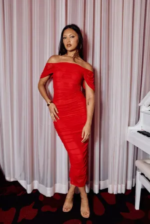 Cool Vest Red Bodycon Dress Mesh