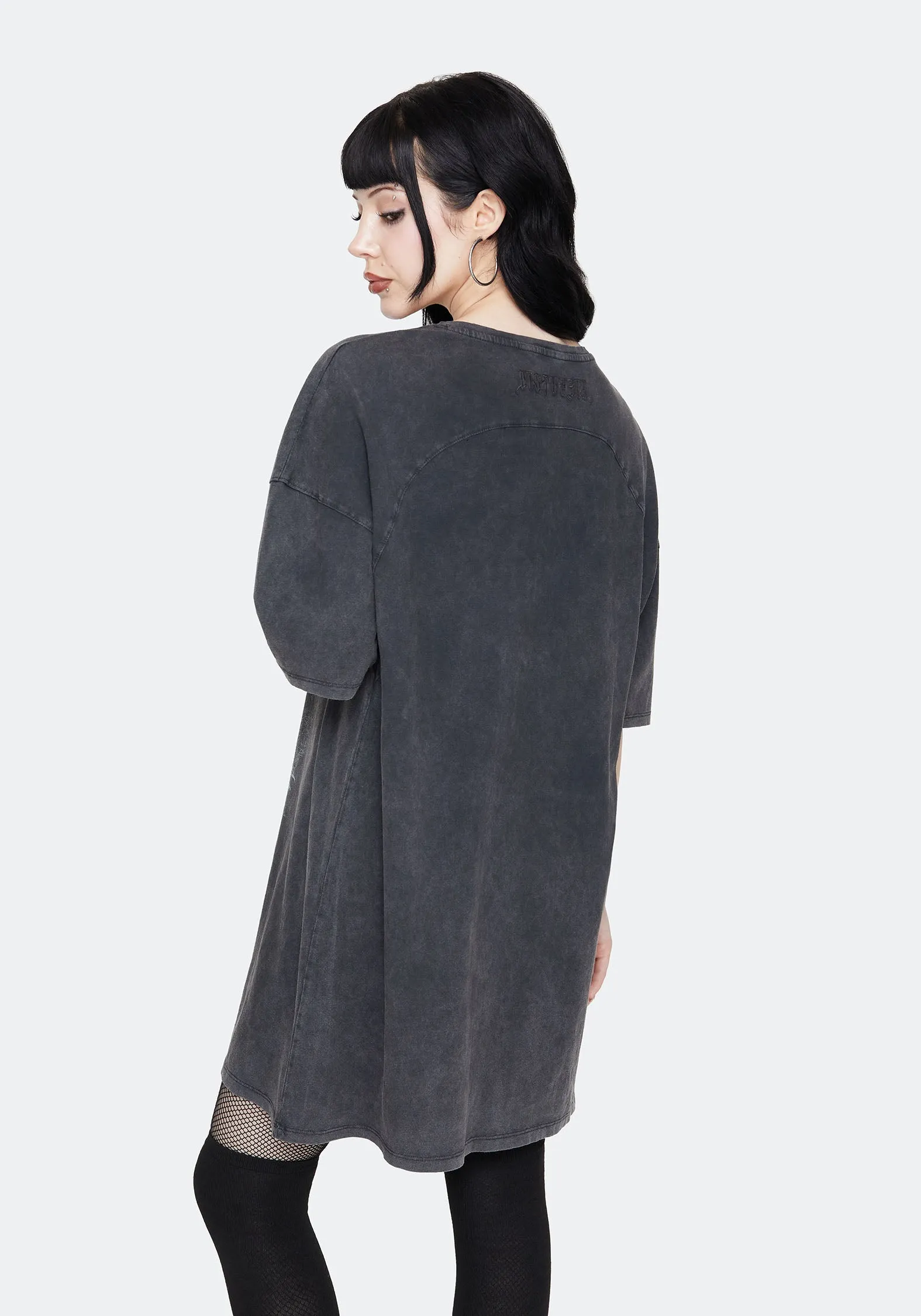 Wicked Toile Dropped Shoulder Cotton Tee Dress Party Soft Hot Style