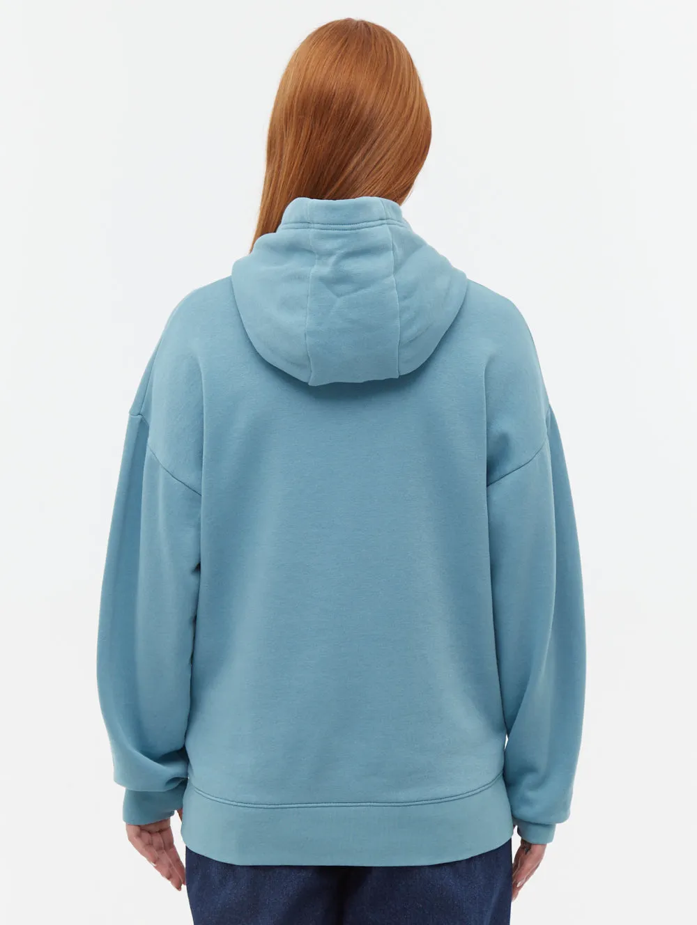 SeamlessTransition Beauty Glow Theda Athletic Logo Oversize Hoodie