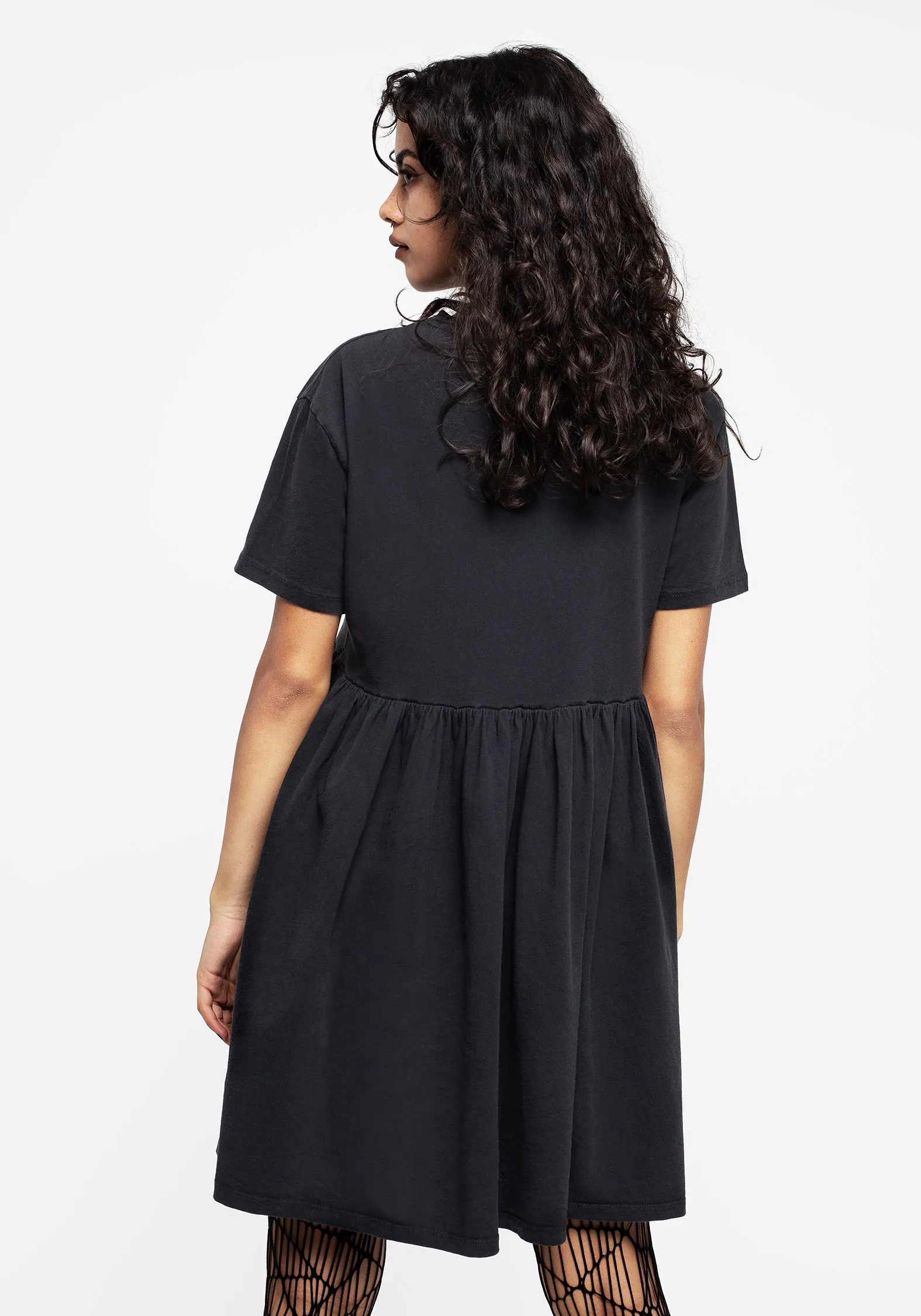 Phase Graphic Print Mini Skater Dress Party Rush