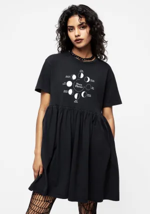 Phase Graphic Print Mini Skater Dress Edge Beat Play Edge