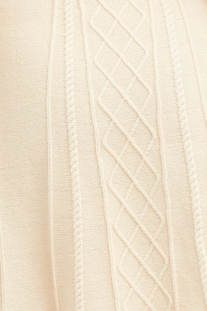 Youthful Style Eco Friendly Dye White Dress Sleeveless Mini Knit