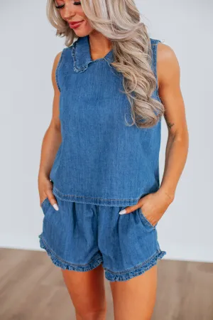 NonSlip Base Suzie Denim Tank