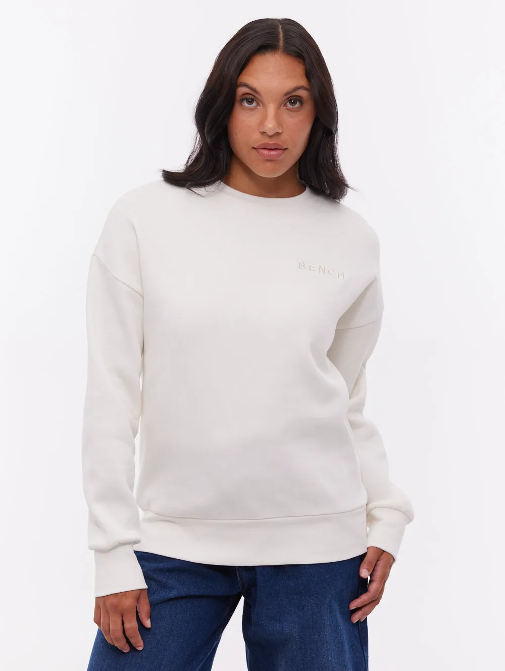 FrictionReducing Lining Reflective Safety Accents Joda Vertical Logo Crew Neck - White