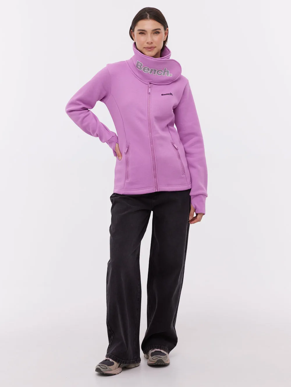 Urban Wear Haylo Wrap Neck Zip-Up