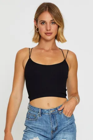 Stylish Jacket Black Bralette Top Seamless Crop