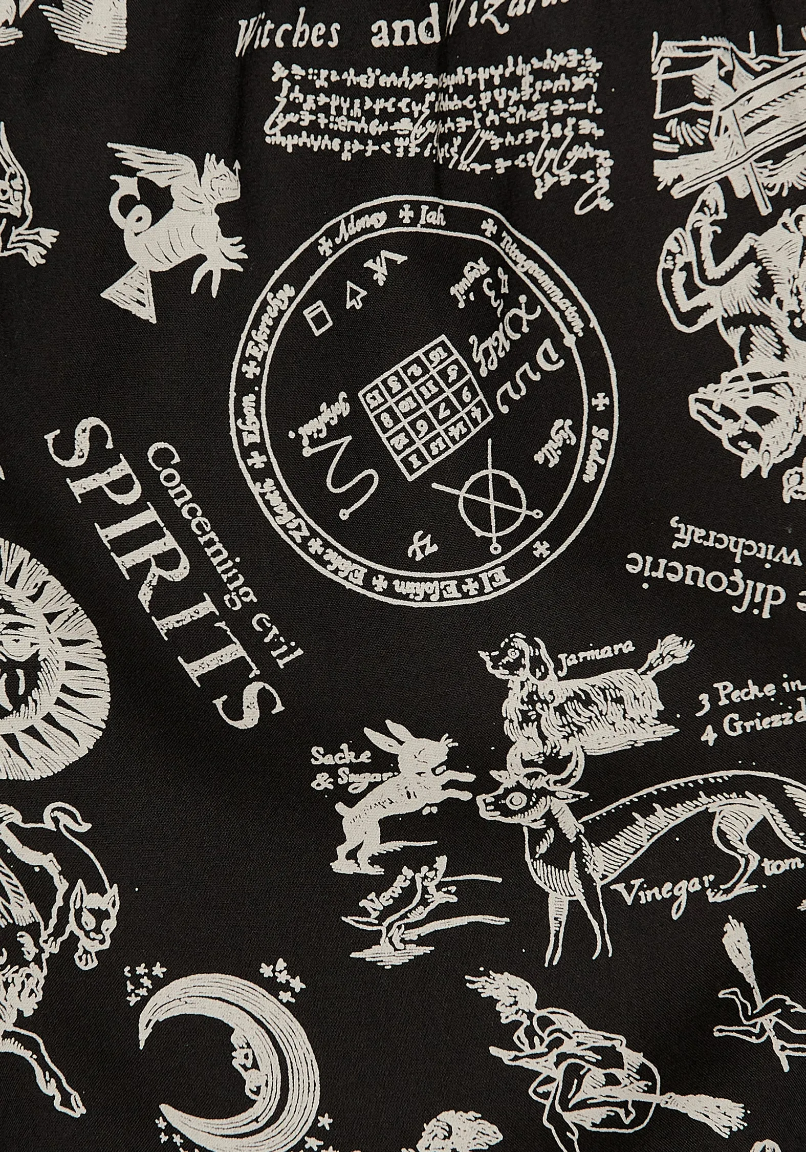 Athletic Silhouette printed shorts Heresy Paperbag Shorts